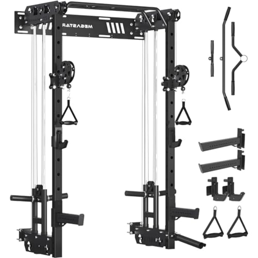 Home Gym Rig - Power Cage Squat Rack Home Gym