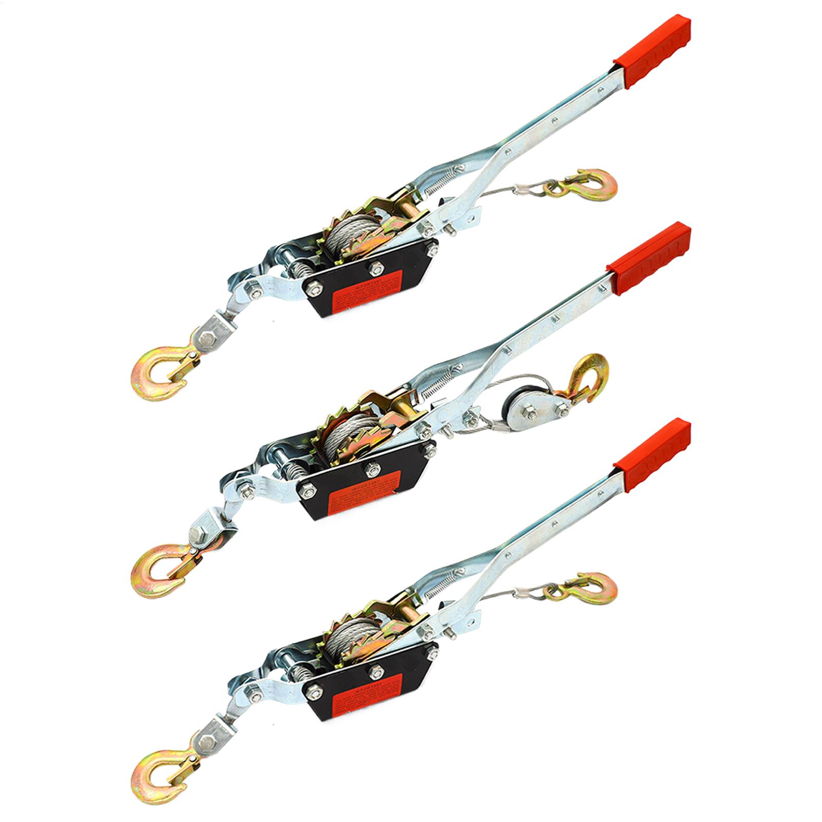 Cable Pulley System - 1/2/4T Wire Rope Hand Power Puller