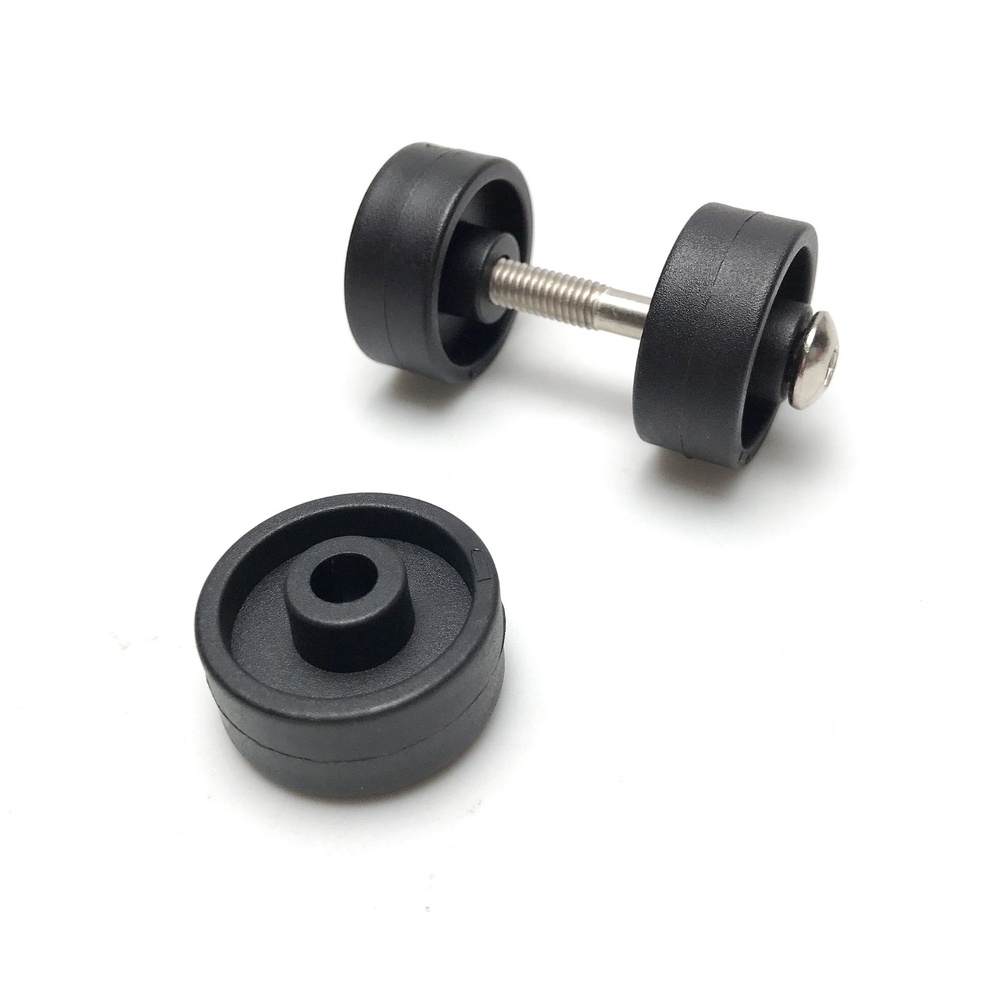 Treadmill Home Gym - 29mm OD Lightweight Plastic Caster Wheels
