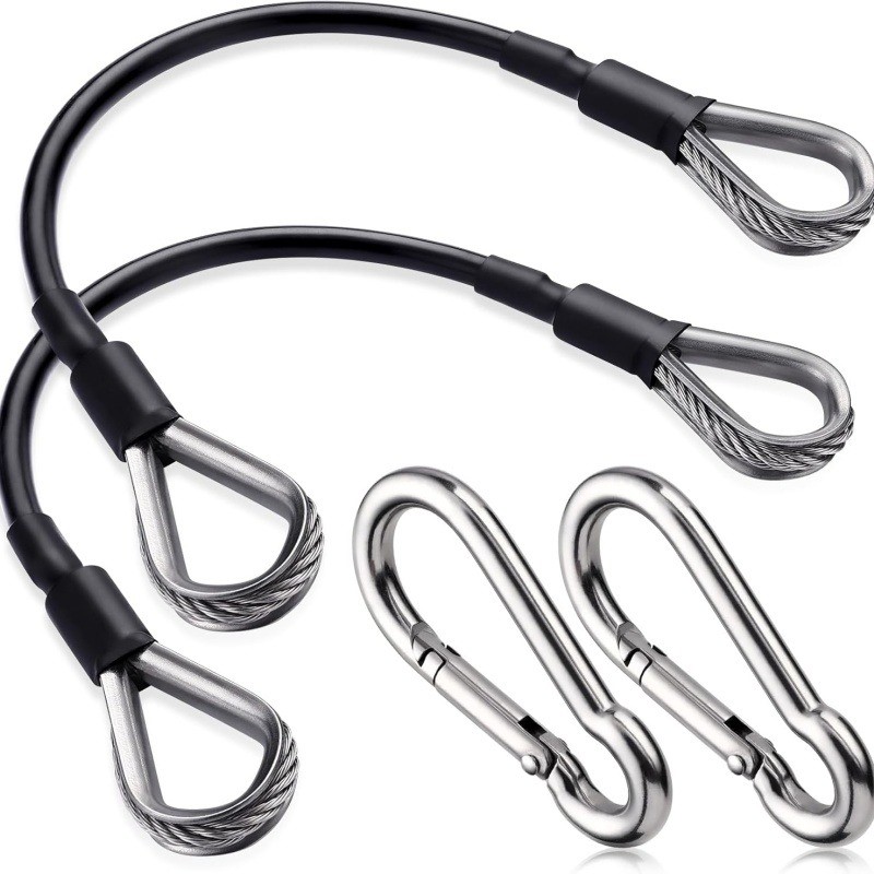 Home Gym Rig - 1/2Pcs 25cm Gym Cable Extension Compatible