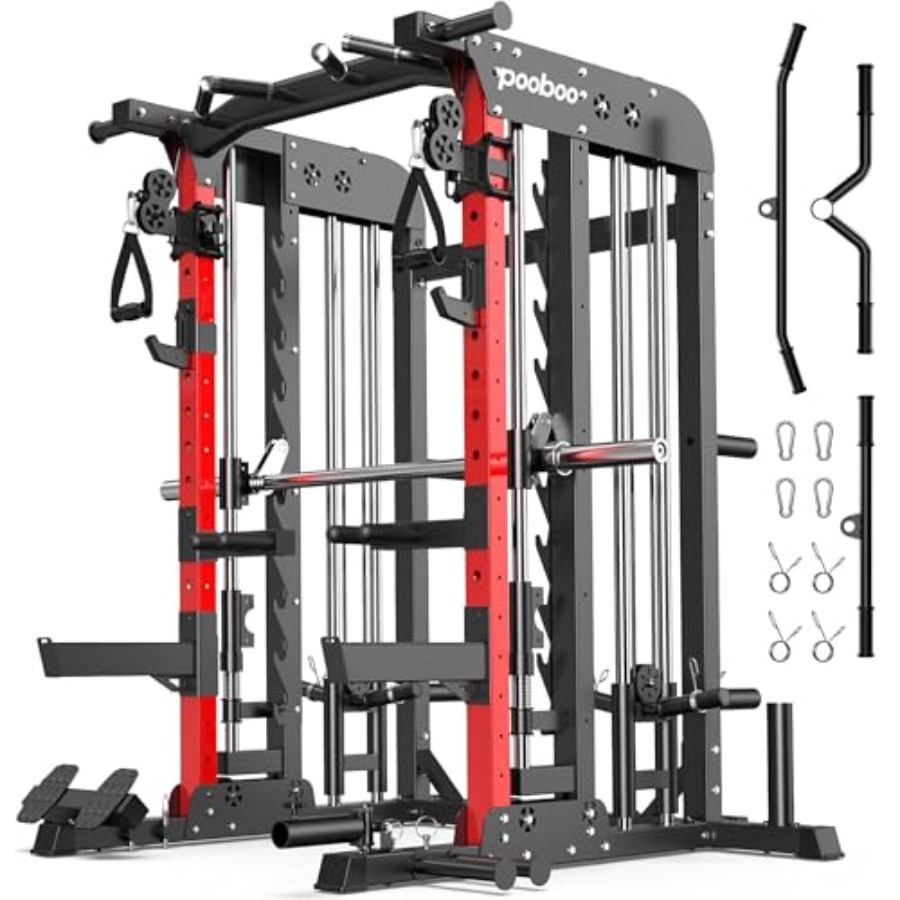 Cable Pulley System - Home Gym Power Cage 2000LB Squat