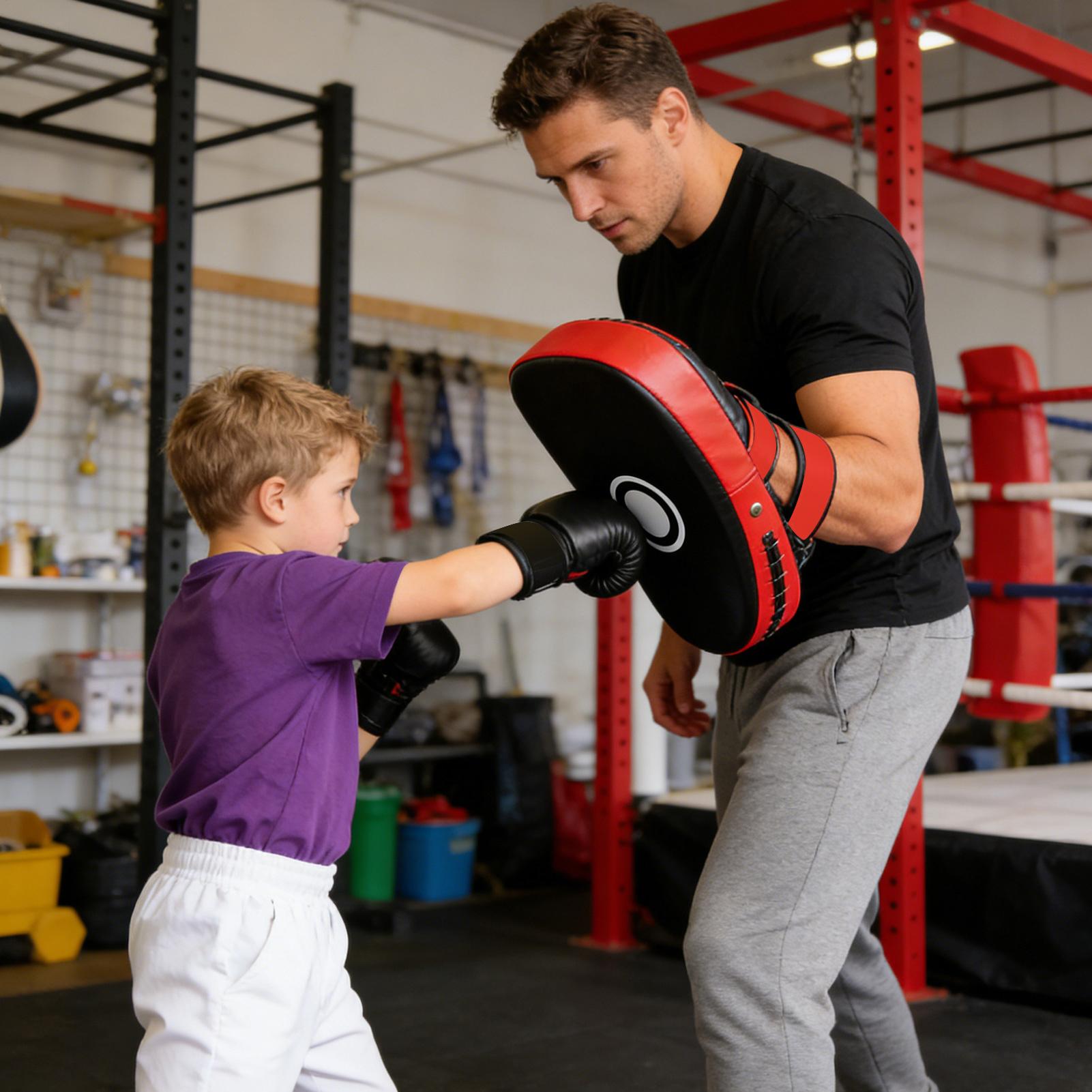 PU Leather Boxing Pads Curved  – обзор и цена Home Gym Equipments