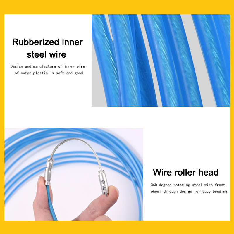 50M Electric Cable Tape Condui – обзор и цена Cable Pulley System