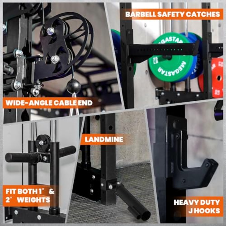 Power Cage Squat Rack Home Gym – обзор и цена Home Gym Rig