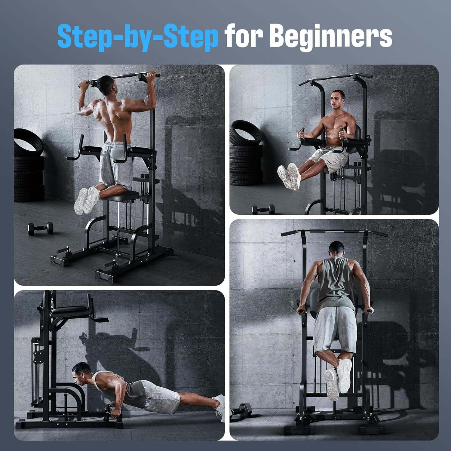 Power Tower Pull-Up Dip Statio – обзор и цена Home Gym Garden