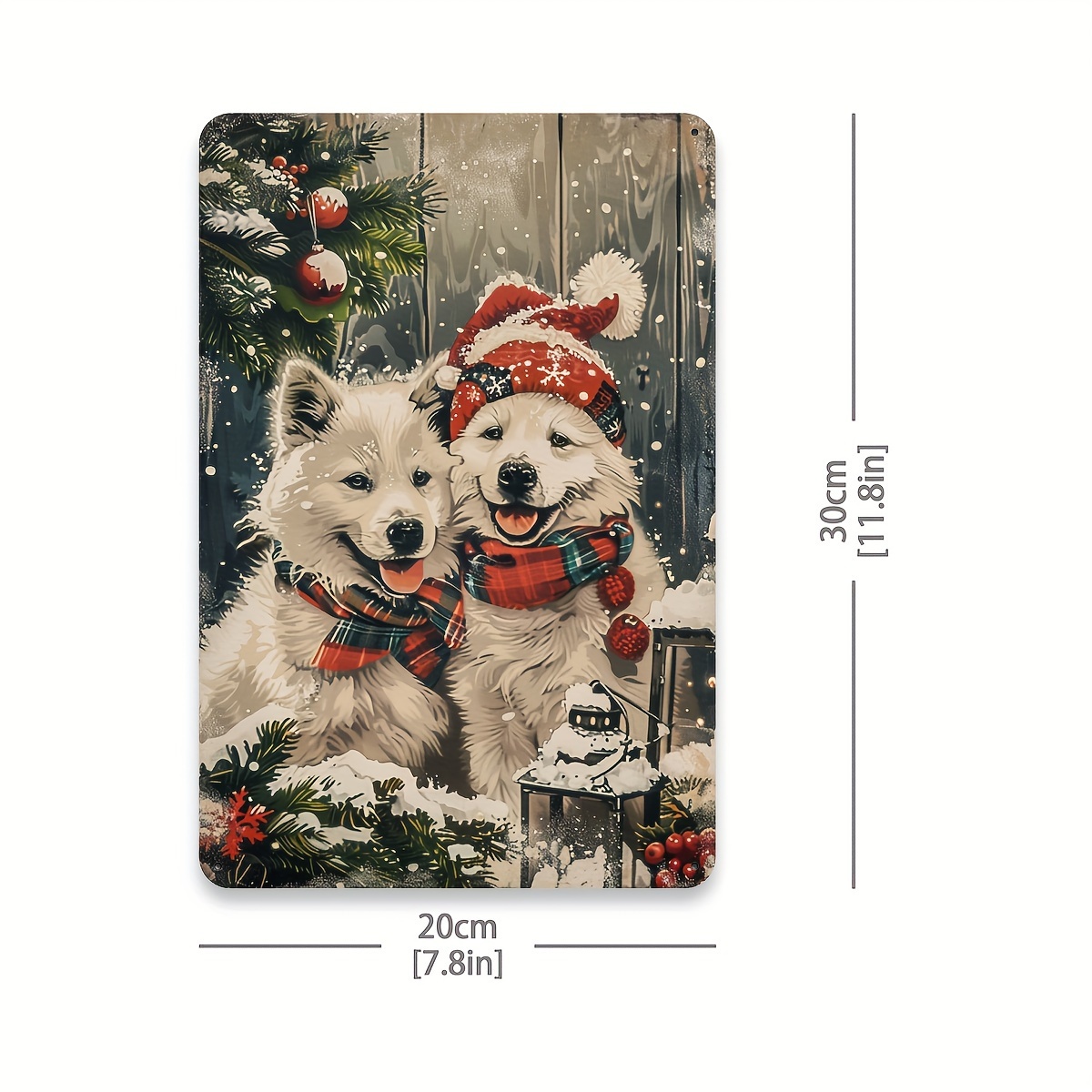 Christmas Puppy Metal Sign - F – обзор и цена Home Gym Garden