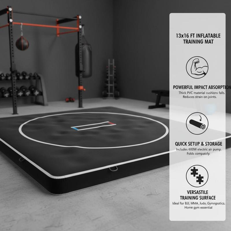 Inflatable Grappling Pad 13x13 – обзор и цена Home Gym Practice