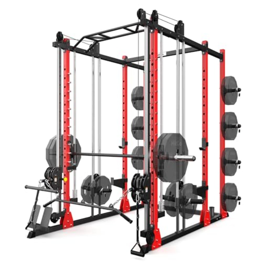 All-in-One Power Rack with Smi – обзор и цена Cable Pulley System