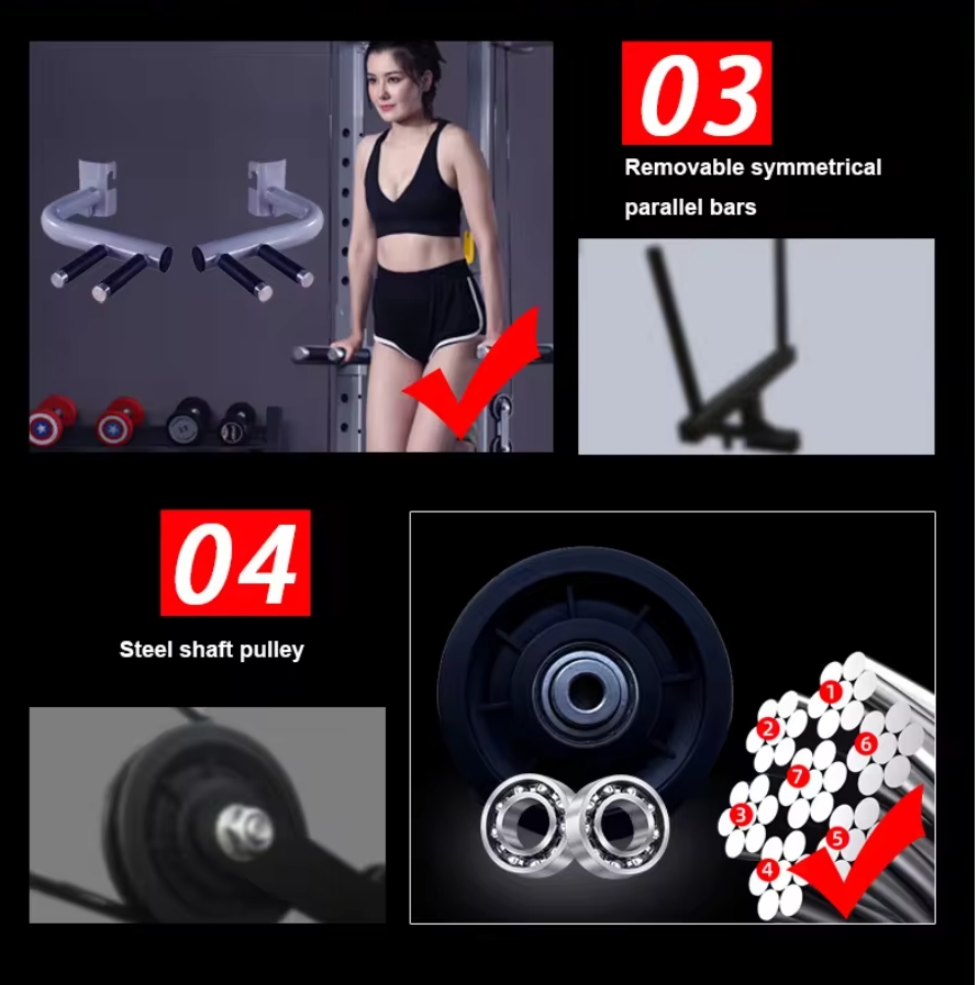 DXXY YR-1601 Fitness Equipment – обзор и цена Cable Pulley System