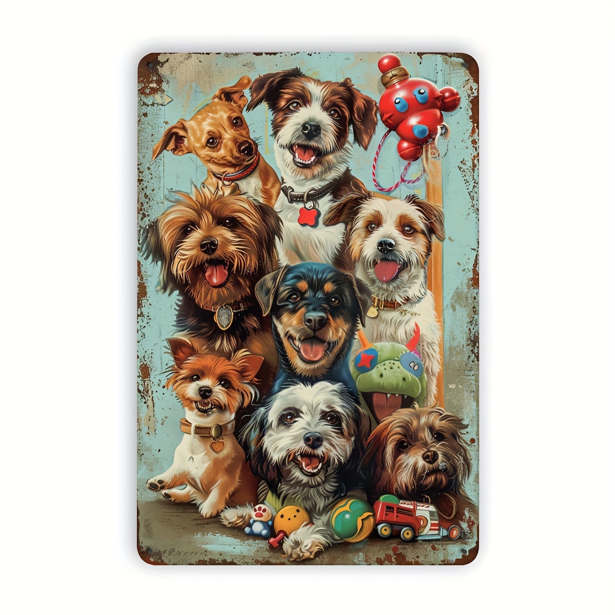 Creative Dogs Vintage Metal Si – обзор и цена Home Gym Garden