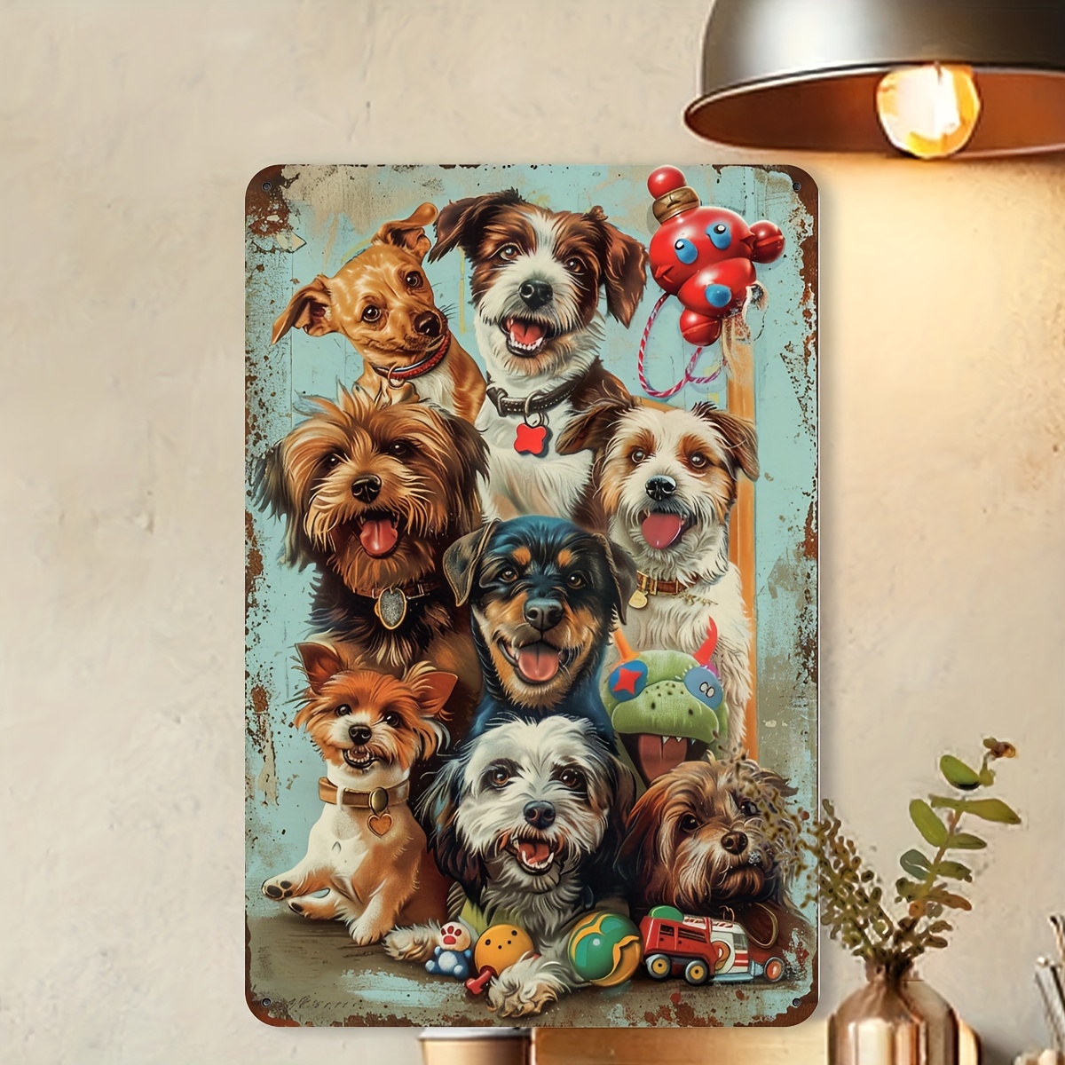 Creative Dogs Vintage Metal Si – обзор и цена Home Gym Garden