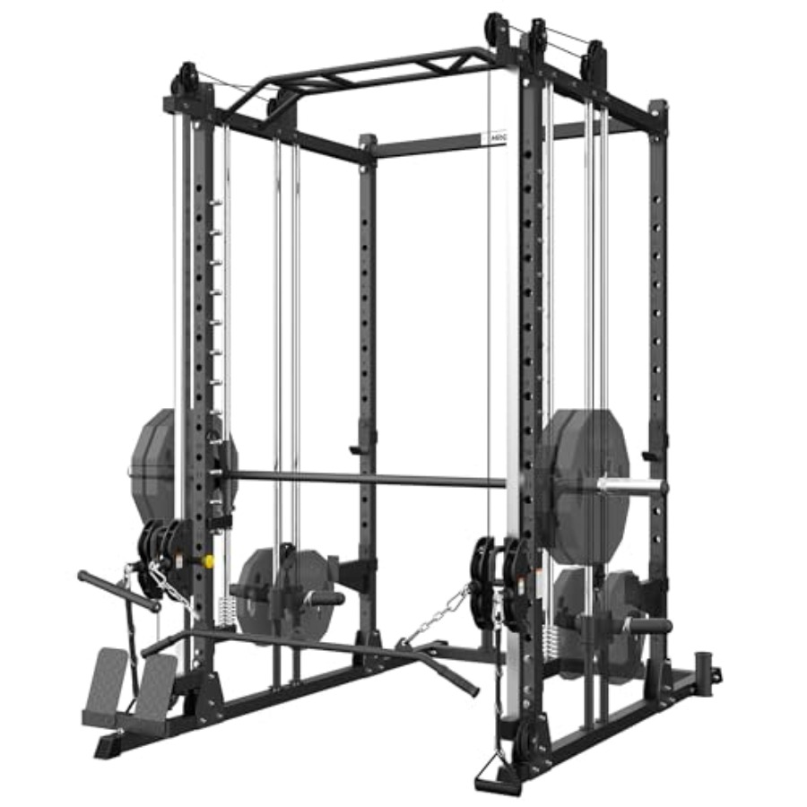 All-in-One Power Rack with Smi – обзор и цена Cable Pulley System