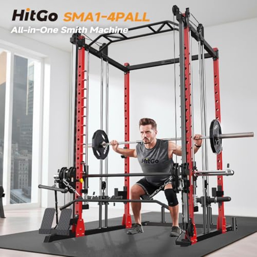 All-in-One Power Rack with Smi – обзор и цена Cable Pulley System