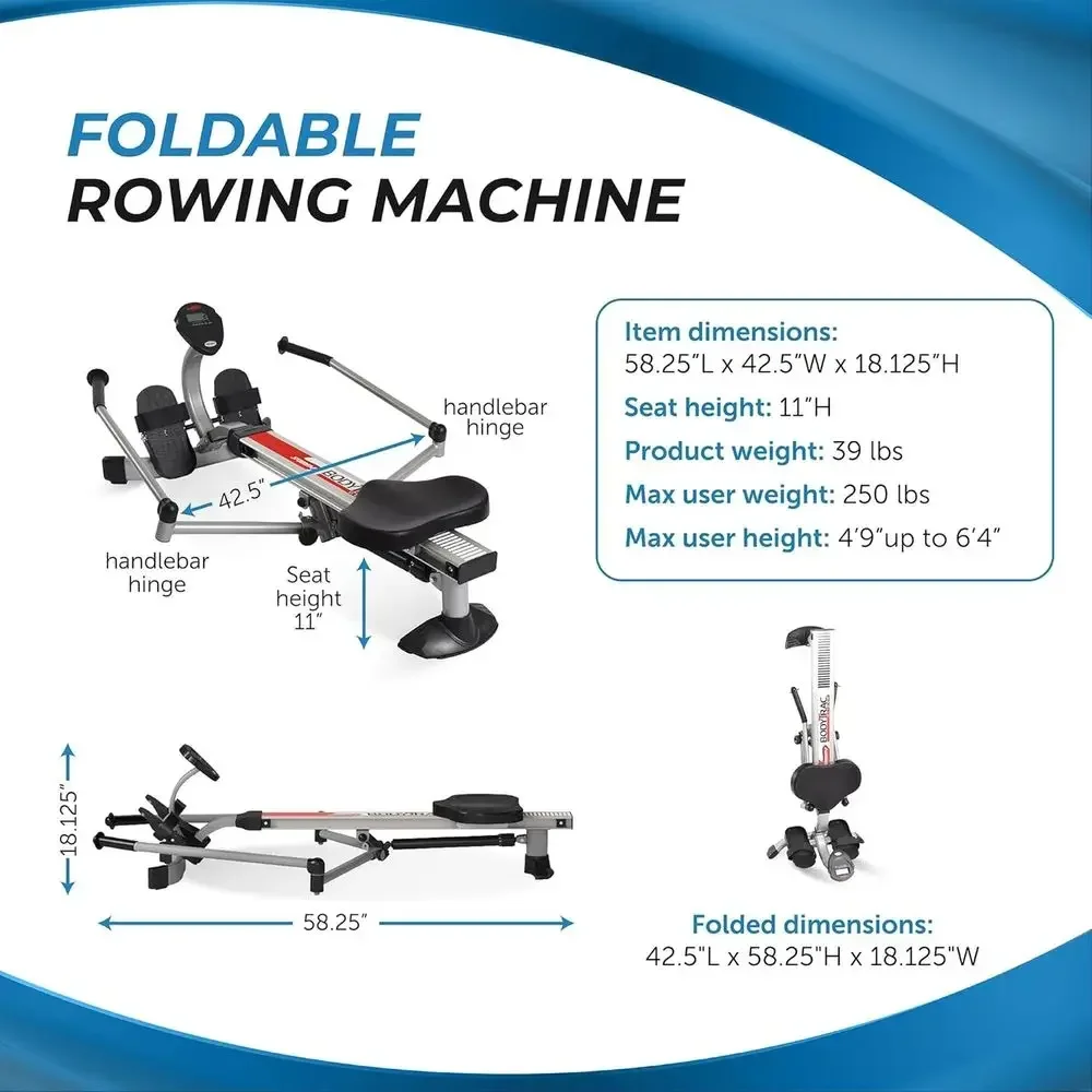 Hydraulic Rowing Machine, 250  – обзор и цена Home Gym Resistance