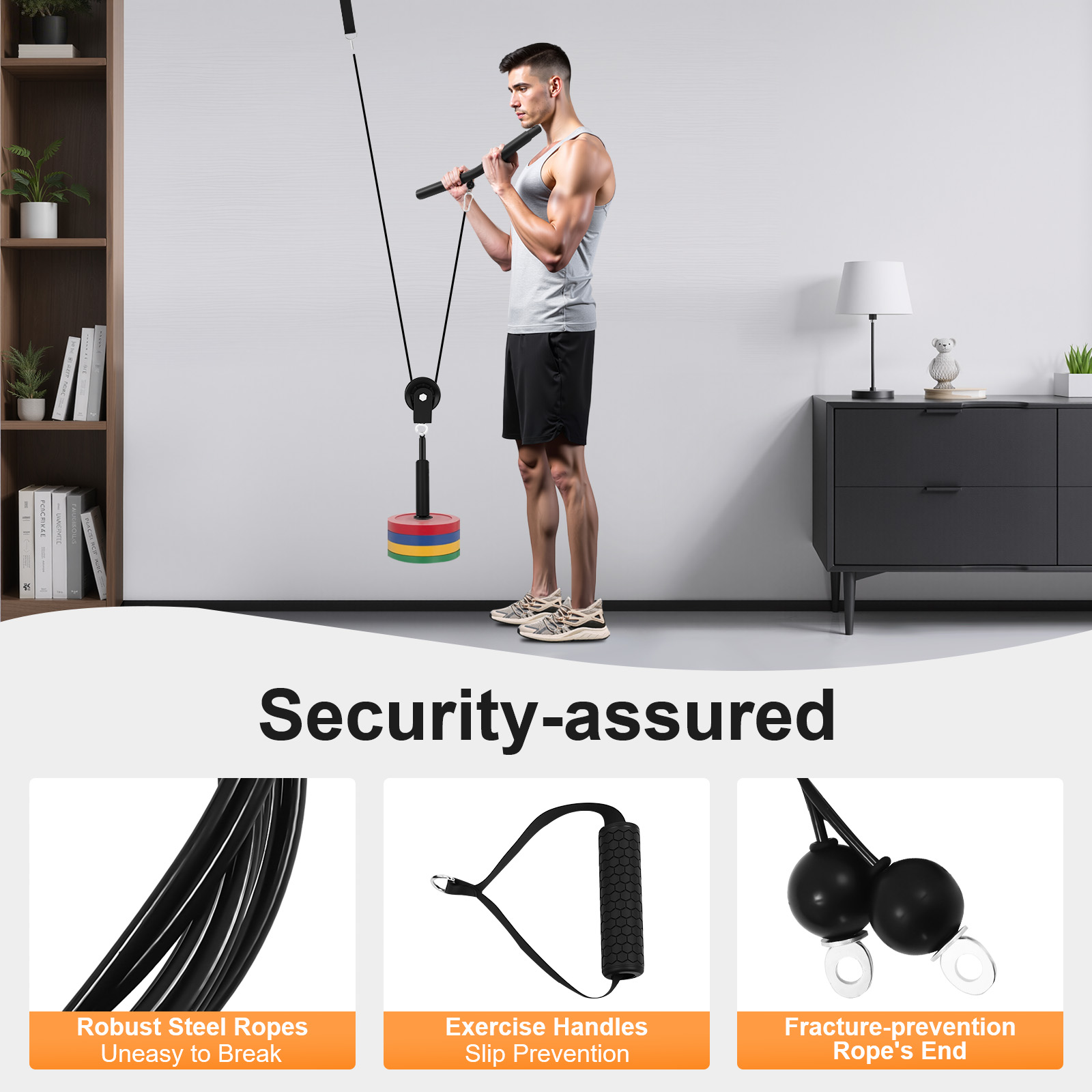 120kg Cable Pull Fitness Syste – обзор и цена Cable Pulley System