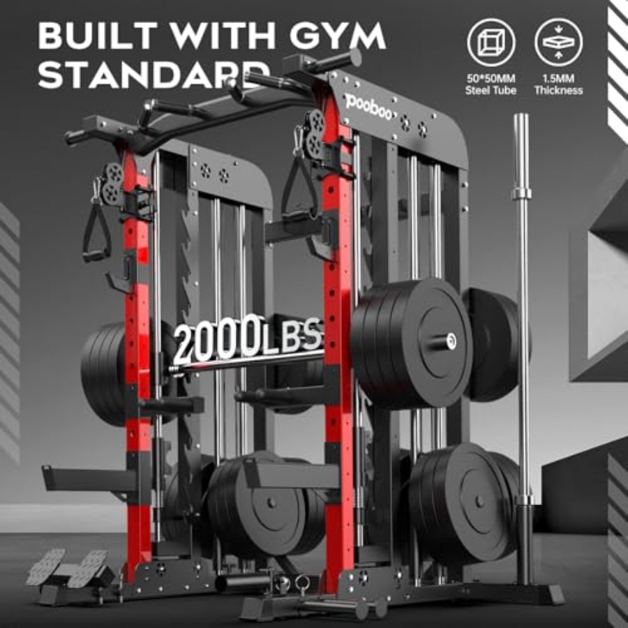Home Gym Power Cage 2000LB Squ – обзор и цена Cable Pulley System