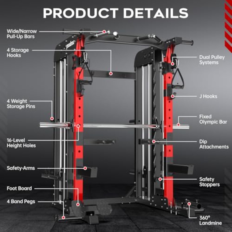 Home Gym Power Cage 2000LB Squ – обзор и цена Cable Pulley System