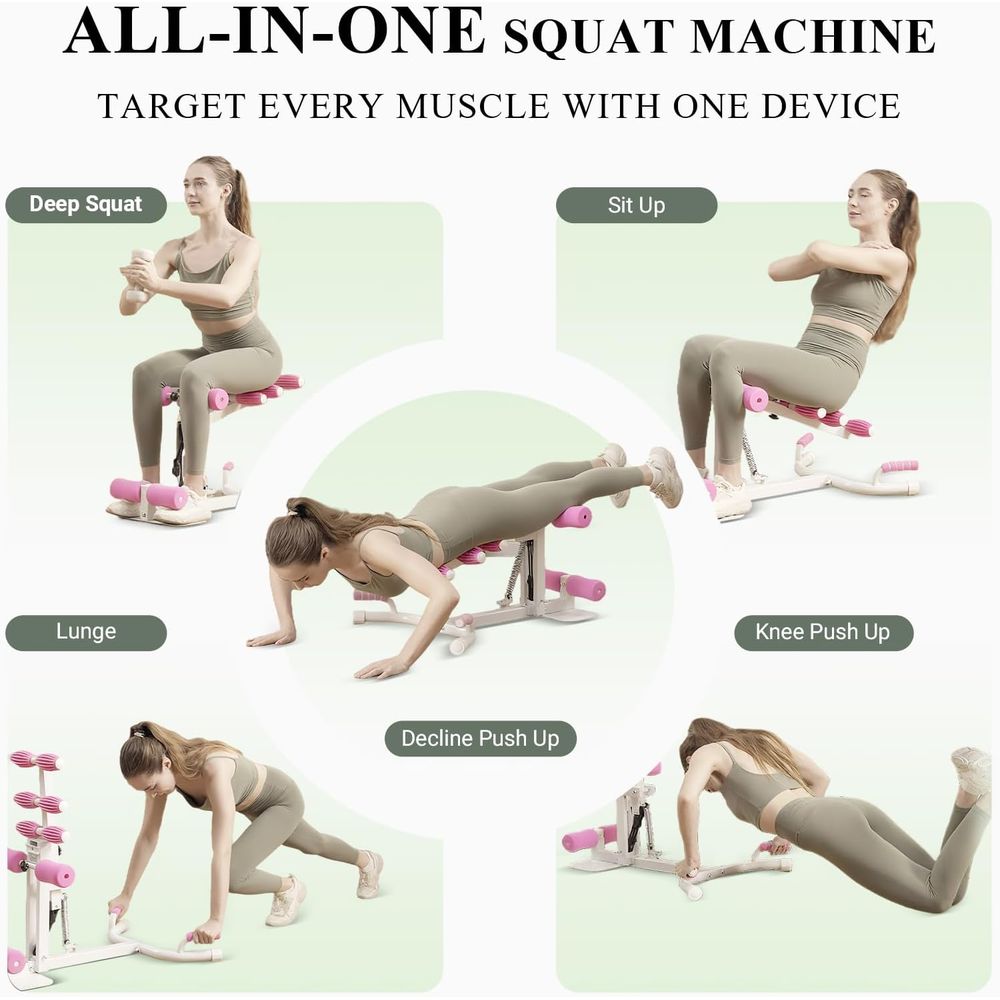 Women Deep Squat Machine with  – обзор и цена Home Gym Resistance