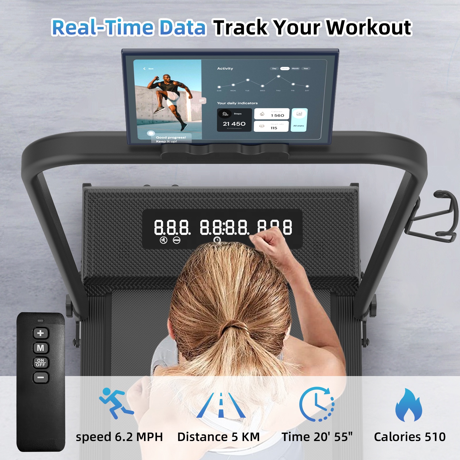 Intuitive Interface Foldable E – обзор и цена Treadmill Home Gym