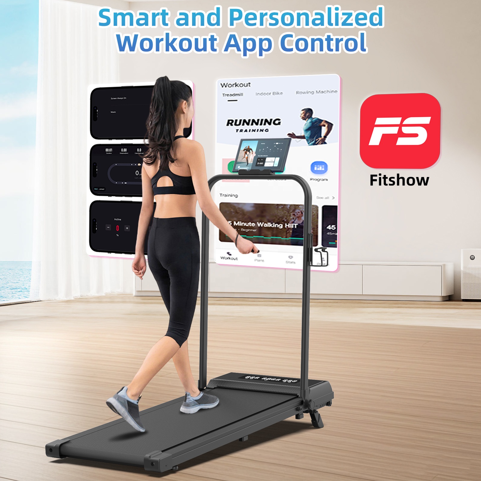 Intuitive Interface Foldable E – обзор и цена Treadmill Home Gym
